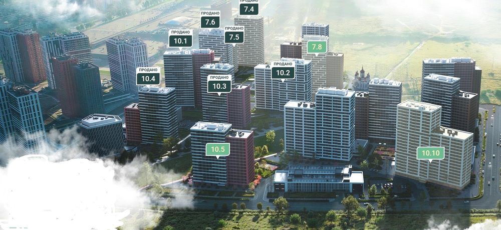 БЕЗ% 2к квартира з ключами ЖК Варшавський 3 Буд 10.4 Введений