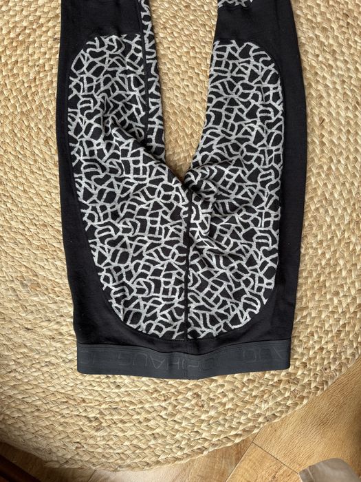 welna 100% getry damskie M czarne termiczne