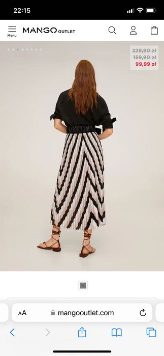 Спідниця пліссе Mango