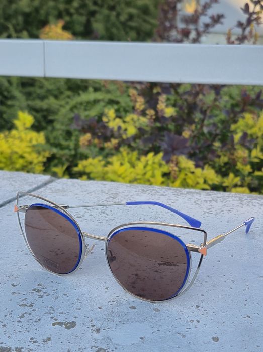 Damskie metalowe Cat Eye  okulary Fendi FF 0176/S