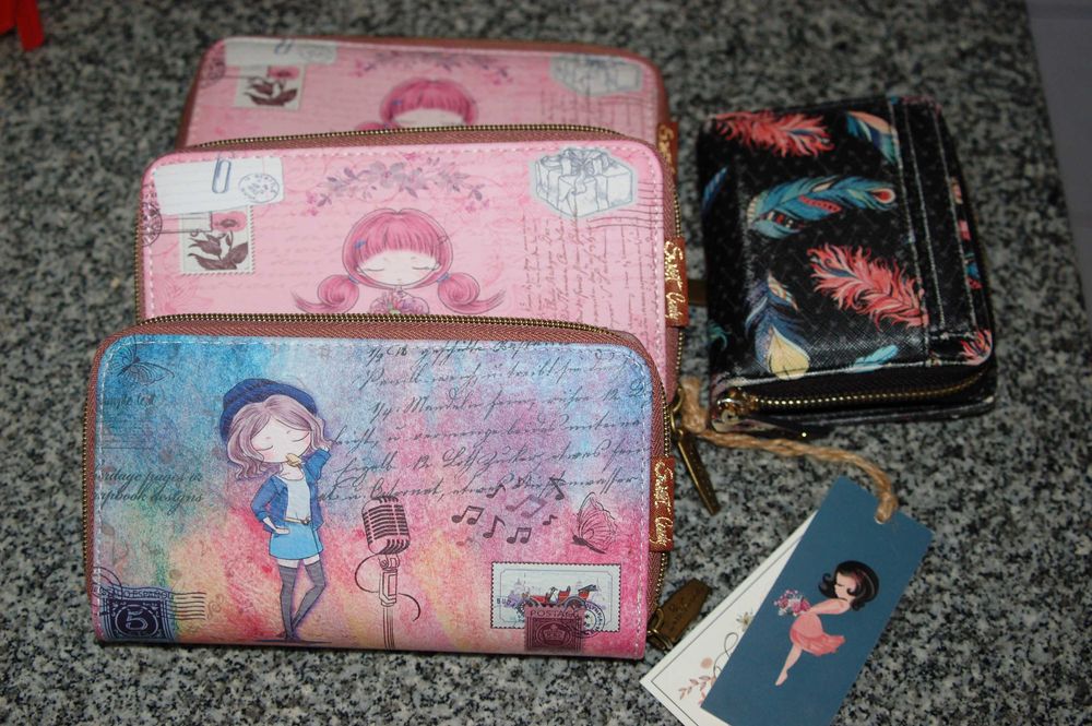 carteiras de senhora 3 Sweet Candy e 1 Parfois, novas