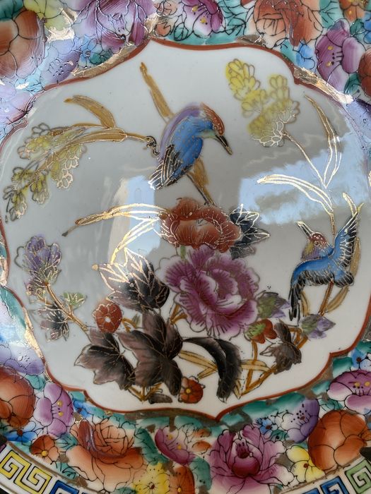 Prato de porcelana chines antiga