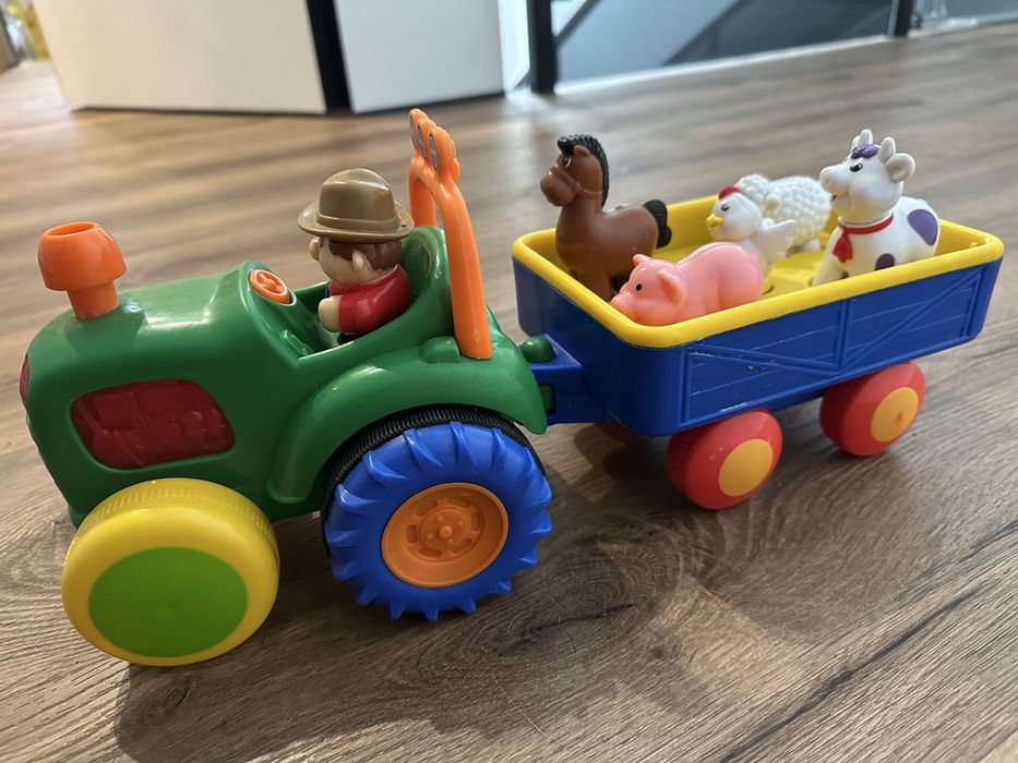 Ігровий набір Kiddi Smart Трактор з трейлером