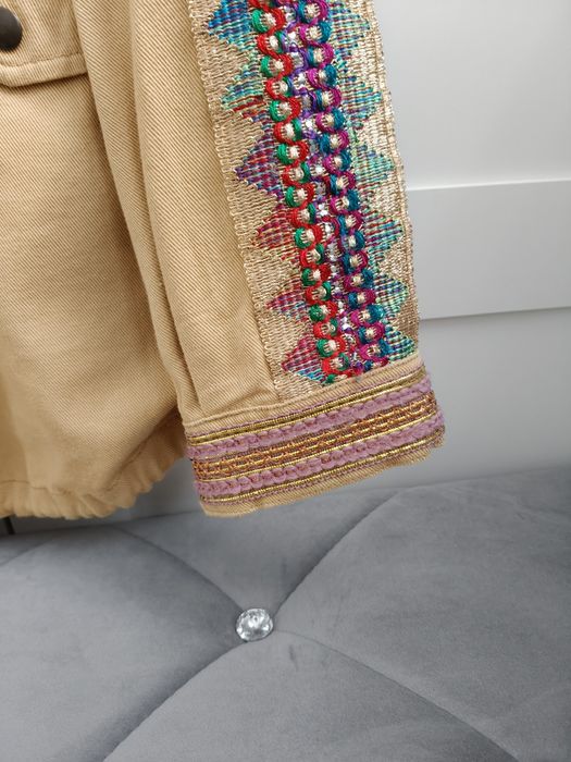 Limited Edition Wiralowa katana jeansowa jacket Bohoo moda R.L 40