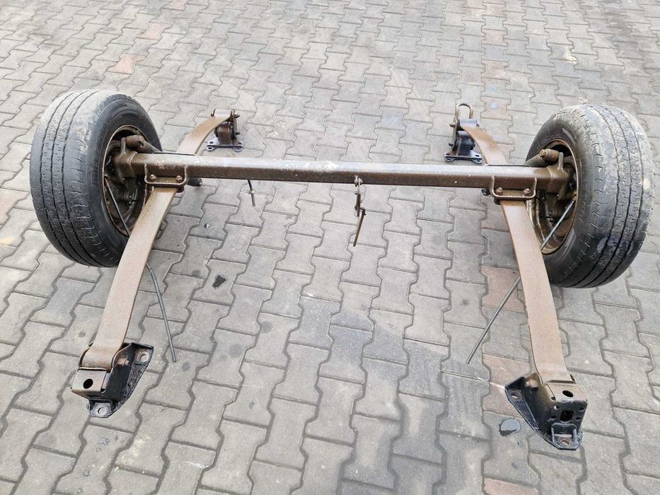 Oś tylna przyczepka resory koła zestaw Ducato Boxer Jumper R15