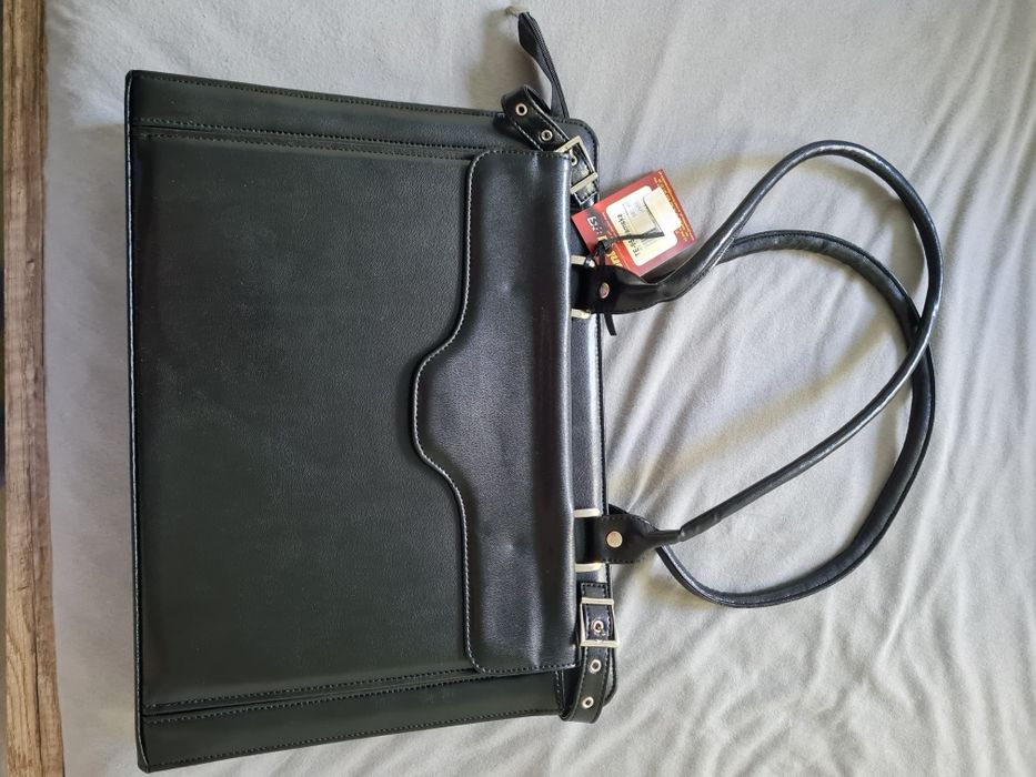 Torebka aktówka A4 skórzana NOWA