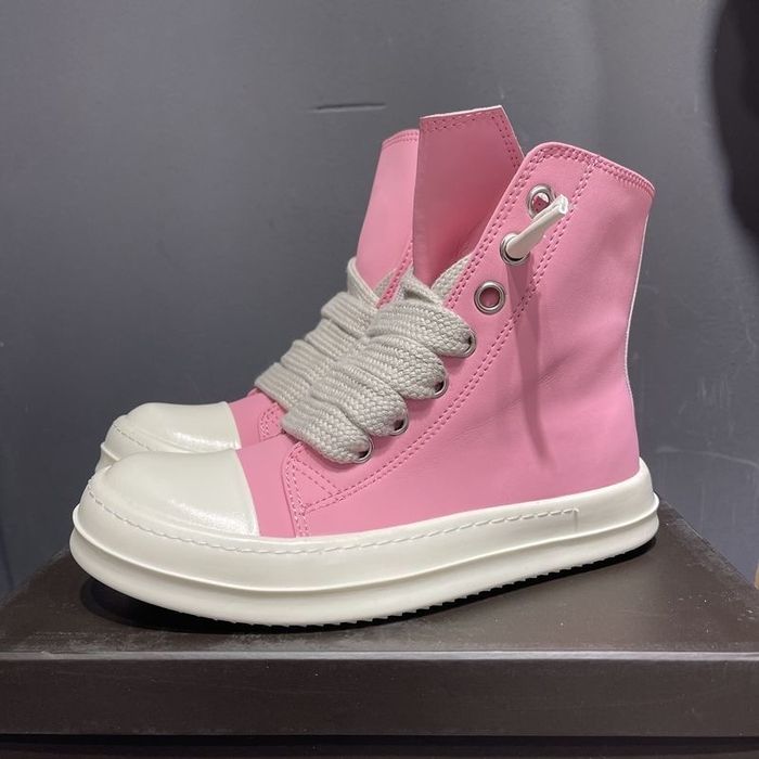 Кеди Rick Owens рожеві різні моделі | кеды рик овенс кросівки