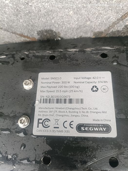 Hulajnoga Segway  Ninebot
