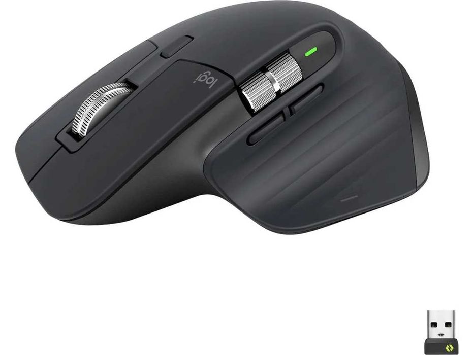 Rato LOGITECH MX Master 3S (Bluetooth - 8000 dpi - Preto)