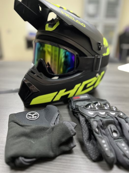 +3 Подарунки Мото Шлем Шолом FOX Мотокросс Квадроцикл S M L XL DOT