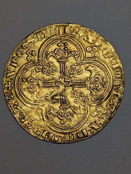 Moeda Francesa Carlos V Franc à Chavale