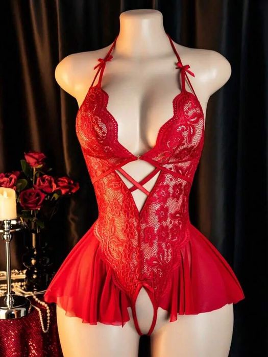 Нова сексуальна жіноча білизна  червона платье женское нижнее белье