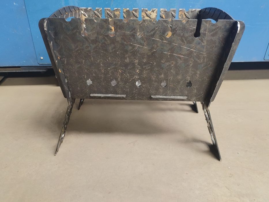 Składany mangal,grill 3mm.+ruszt