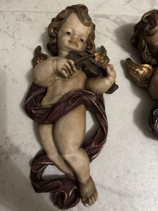 Anjos decorativos de parede