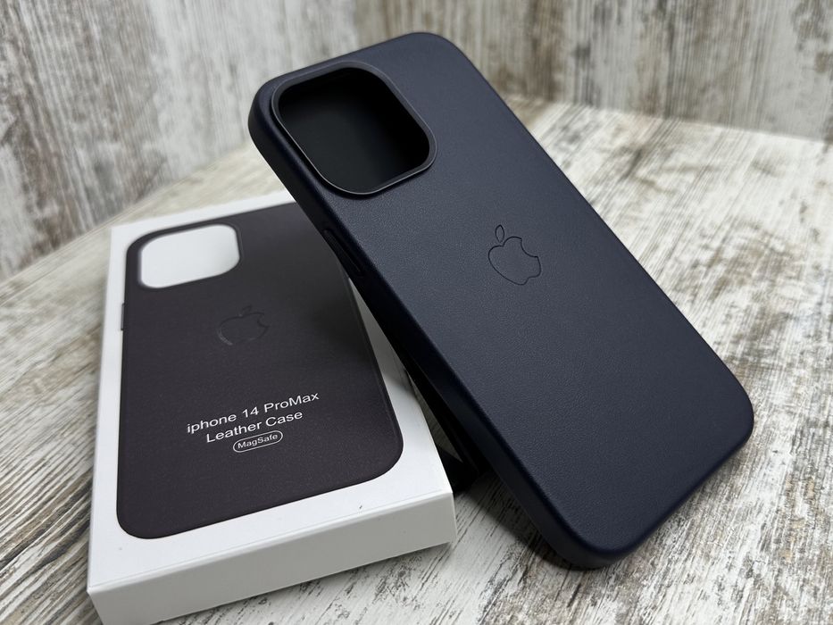 Чехол Leather Case MagSafe на iPhone 14 Pro Max/ 14 Pro/ 14 чохол