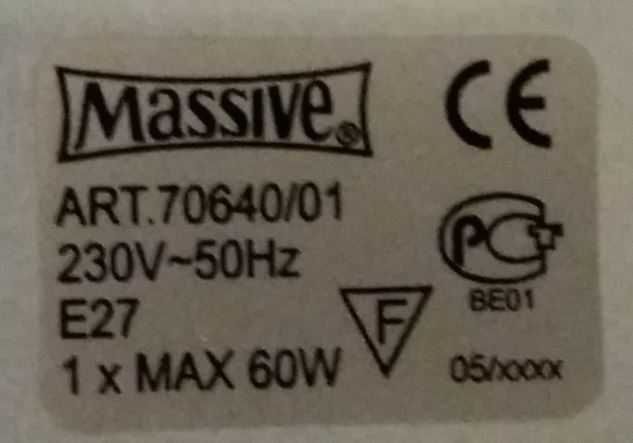 Iluminação - Plafond "Massive" 280mm