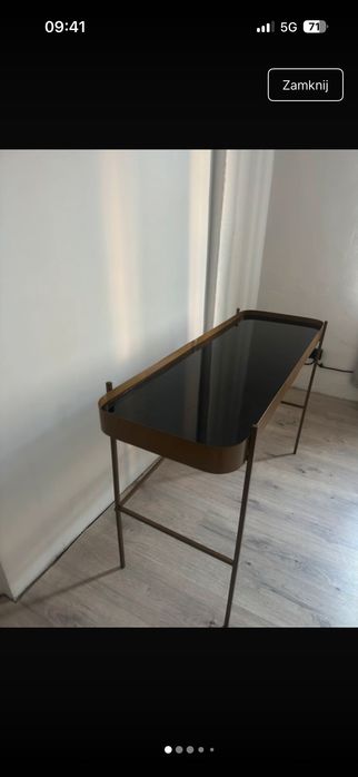 Stolik konsola Black & Gold