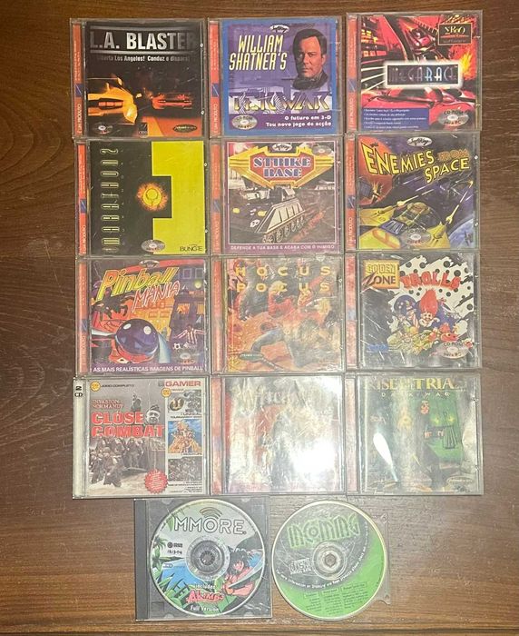 Coleção de Videojogos para PC antigos