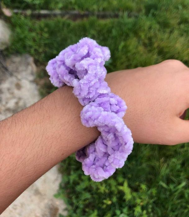 Scrunchies feitos á mão