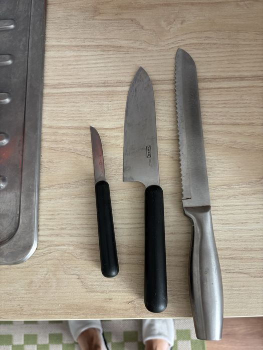 Utensilios e facas de cozinha