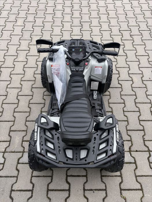 Quad dla dziecka na akumulator Can-Am Outlander ATV 24V 4x200W – Szary