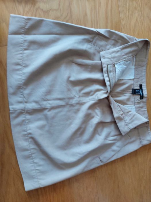 Saia beje Mango, tamanho M/36