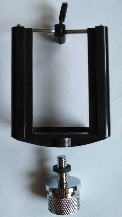 Адаптер для смартфона, телефона, экшнкамеры и болт для крепления