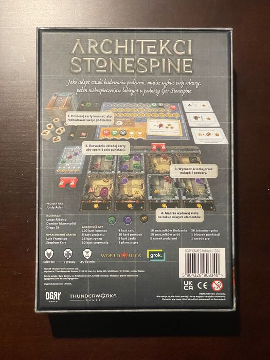Architekci Stonespine gra planszowa