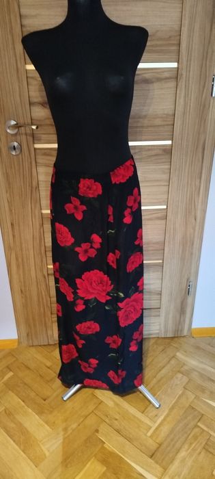 Spodnica damska letnia kwiaty rozm M (38)