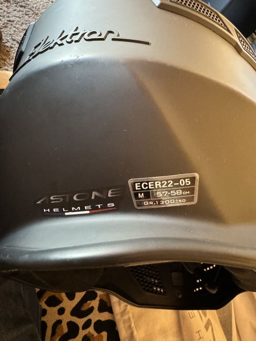 Capacete Astone Elektron NOVO mota ou trotinete