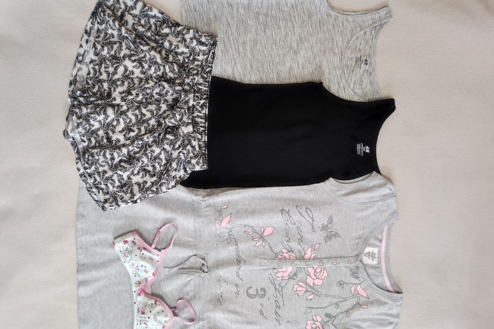 Лот речей майки, плаття р.146