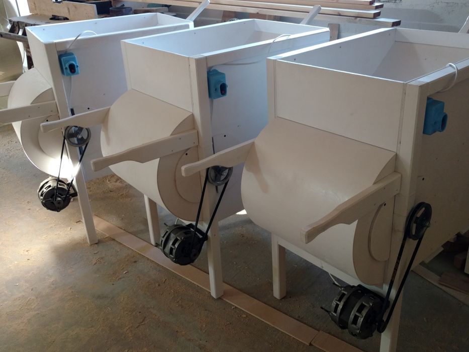 Віялка калібратор зернових 220v в наявності з регулятором оборотів