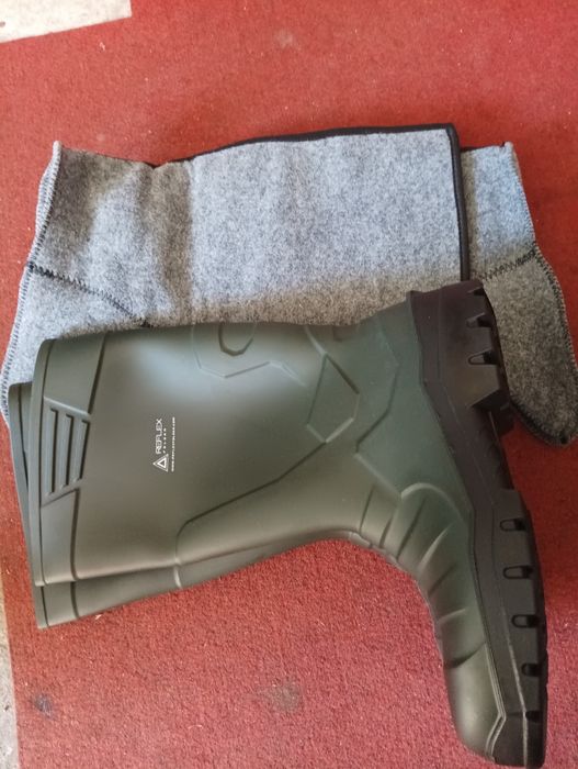 Gumowce z wkładką filcową 43