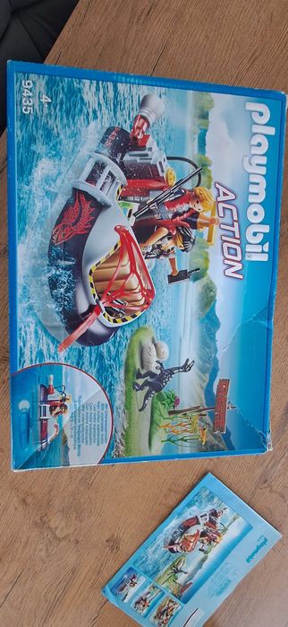Poduszkowiec Playmobil Action 9435 4+ motorówka