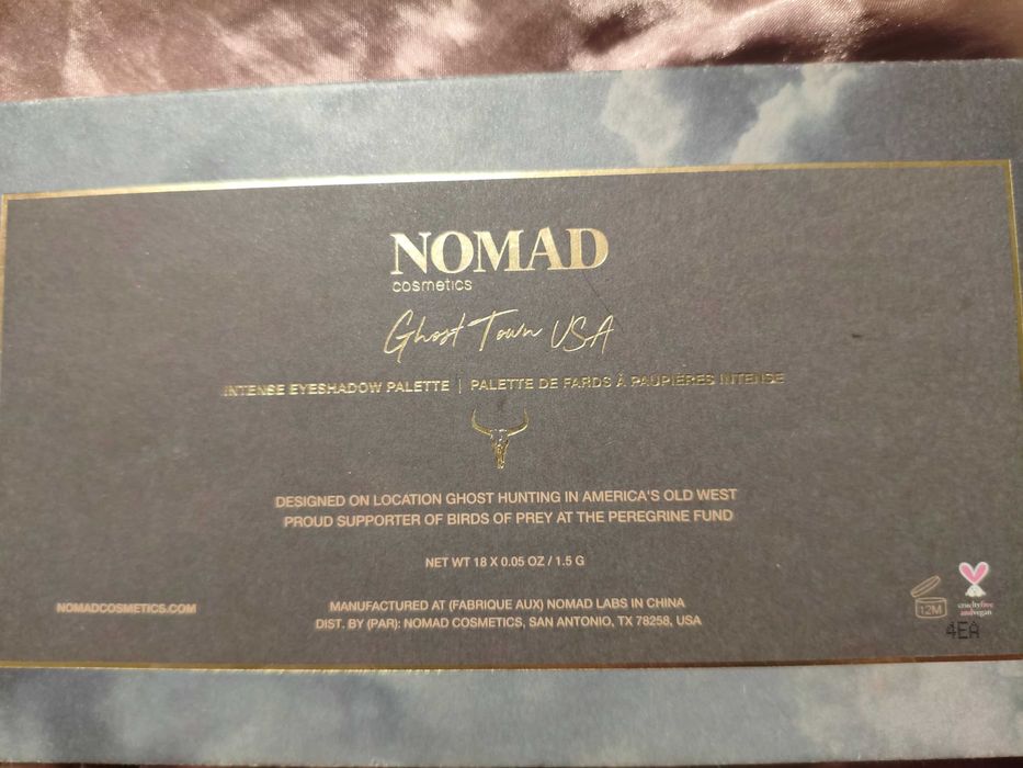Paleta cieni do powiek Ghost Town USA Nomad Cosmetics