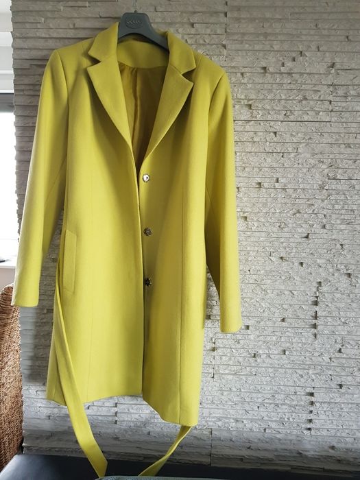 Nowy płaszcz szyty na miare klasyk s/m 36/38