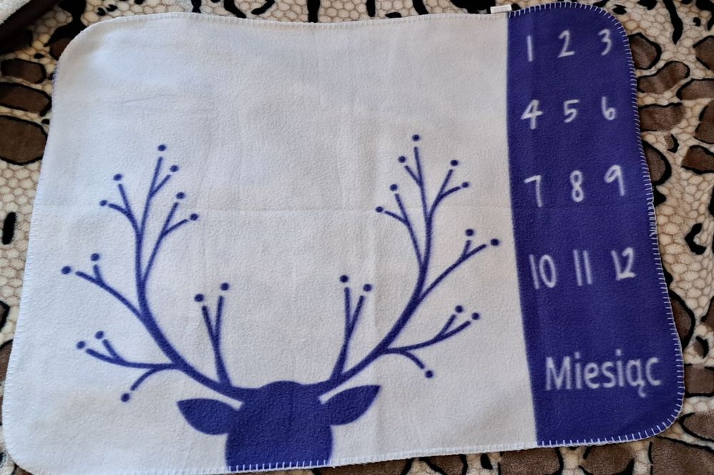 Foto kocyk do robienia zdjęć dla niemowlaka