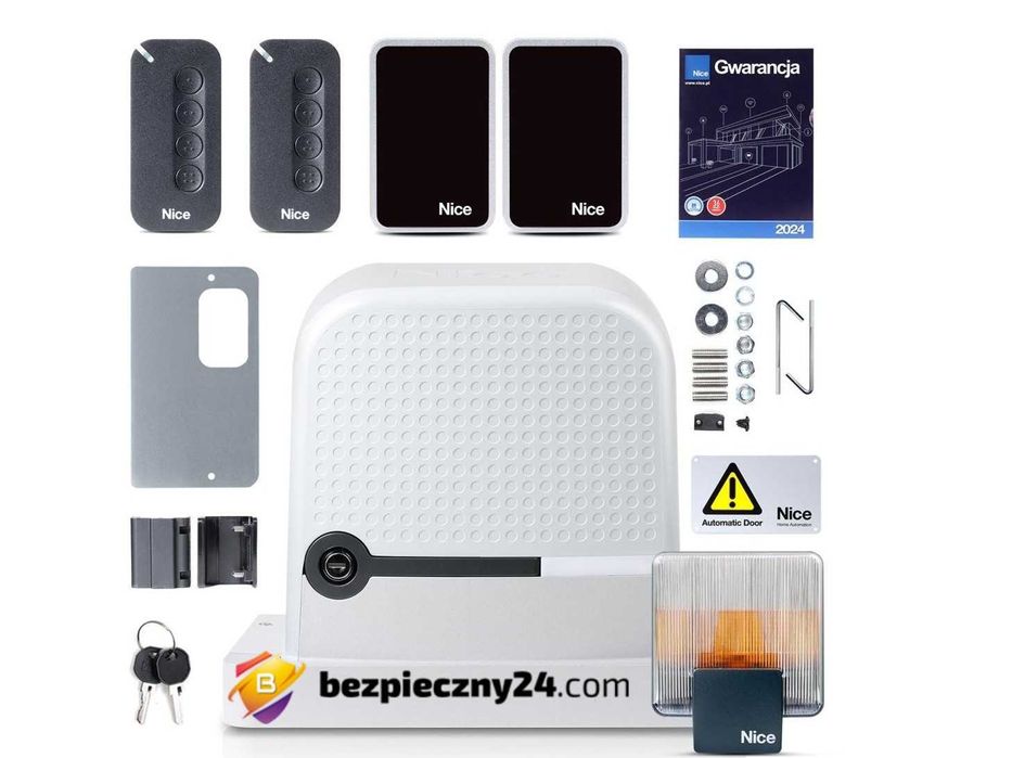 Napęd do bramy zestaw NICE ROBUS 600 MyGO + montaż Automatyka do bram