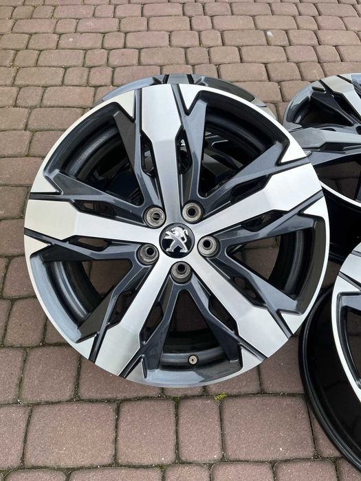 Oryginalne alufelgi Peugeot 5x108 18 cali BICOLOR 3008 , 5008
