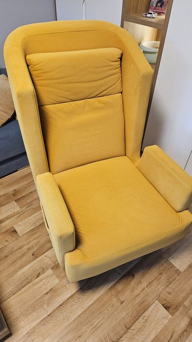 Fotel uszak żółty