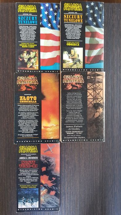"Czarna pantera" zestaw ksiażek wojennych
