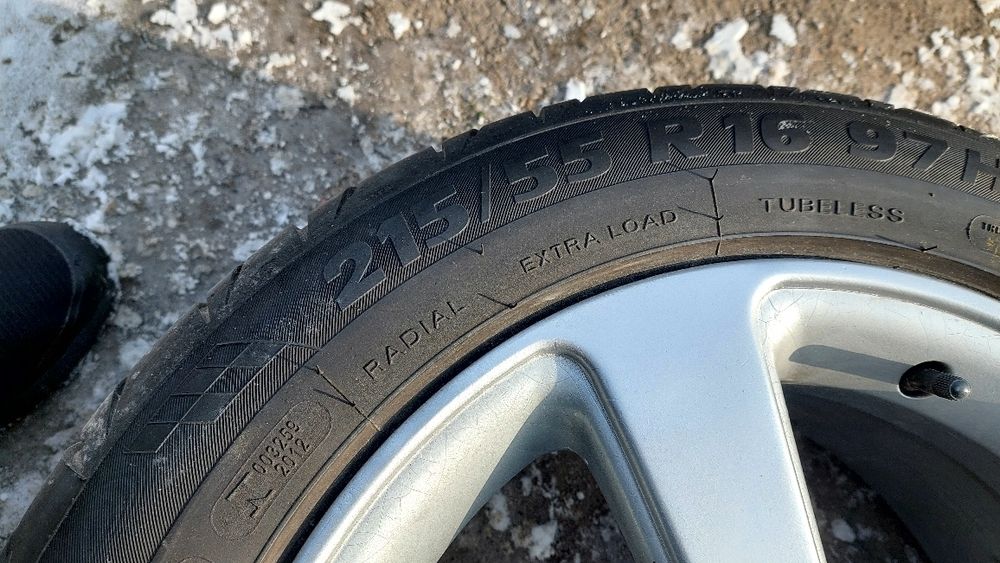 Дискі + резина   5x112 R16  215/55