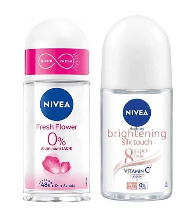 2x 50 ml Nivea Roll On Woman antyperspirant w kulce