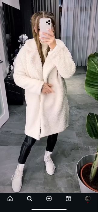 Шубка тедді українського бренду