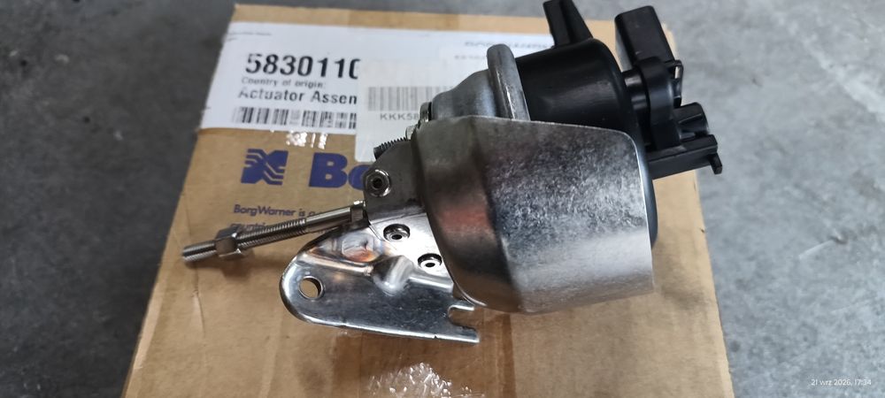 Nowy akutator Borg Warner KKK58301106018 Gruszka Turbo Audi a4 b8 2.0 TDI 170 km