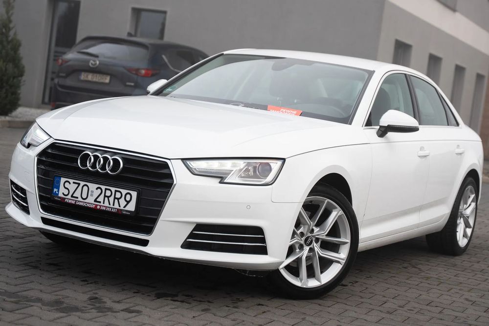 Audi A4 Limousine Perfekcyjna Niezawodna Benzyna Virtual LED NAVI  PDC ALU 18