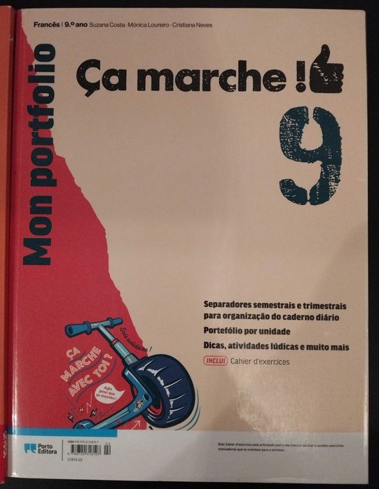 Cadernos de atividades 9º ano francês, inglês e história