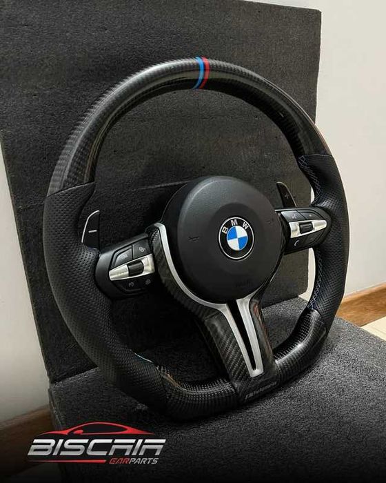 Volante BMW Pack M Carbono F20 F21 F30 F32 F10 (Série 1 3 4 5)
