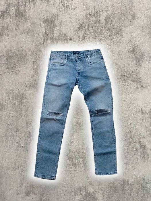 Jasnoniebieskie męskie jeansy Jack&Jones