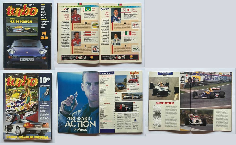 Coleção de revistas Turbo de 1991 (completa)